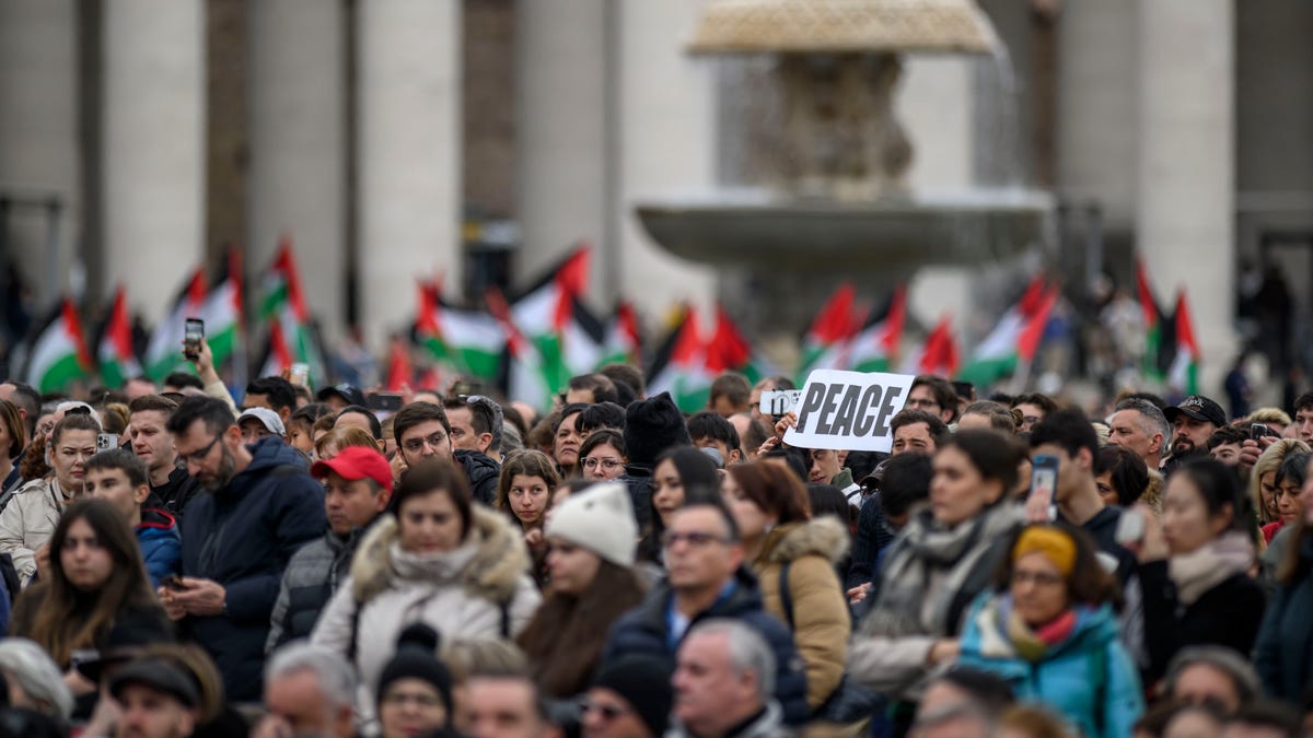 Palestine protests Vatican