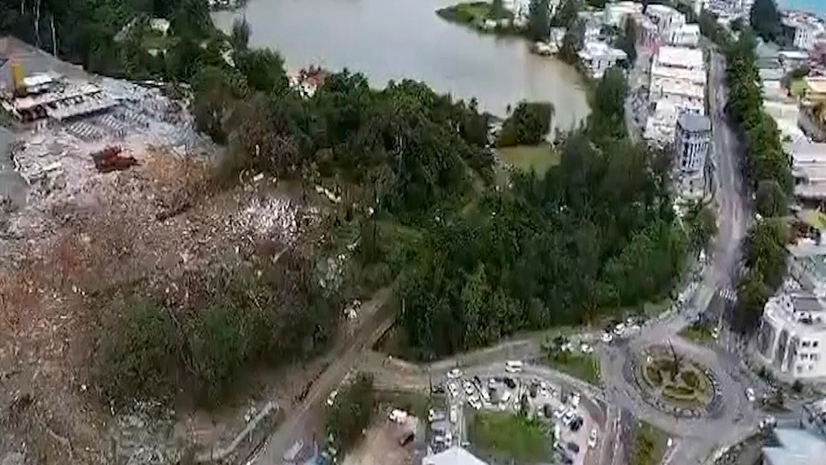 Seychelles explosion site