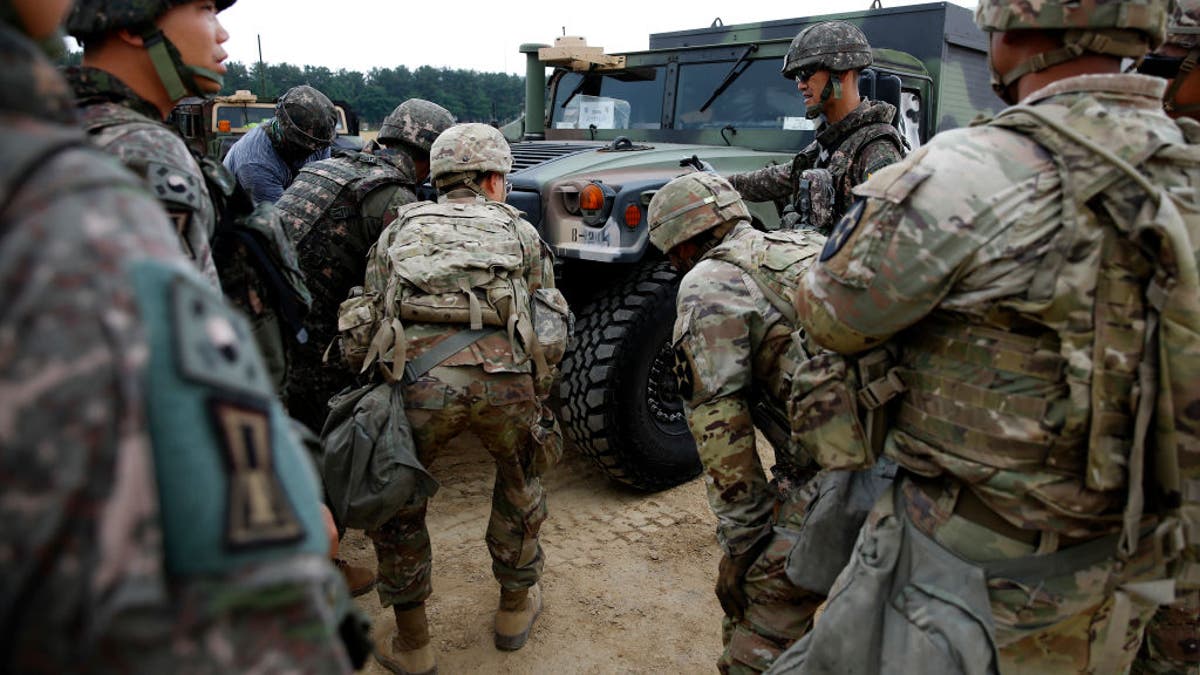 US and South Korean troops