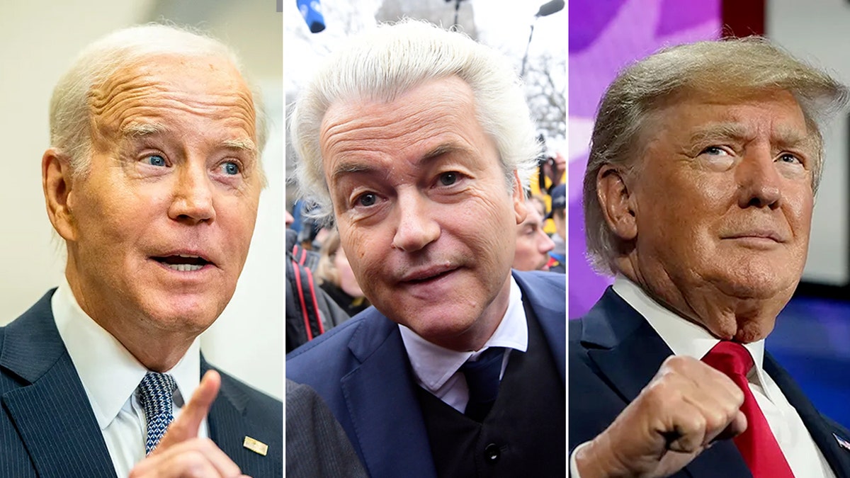 President Joe Biden, Dutch politician Geert Wilders, Donald Trump