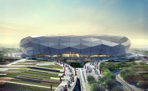 The Qatar Foundation Stadium in Doha's Education City will have an initial capacity of 40,000. 