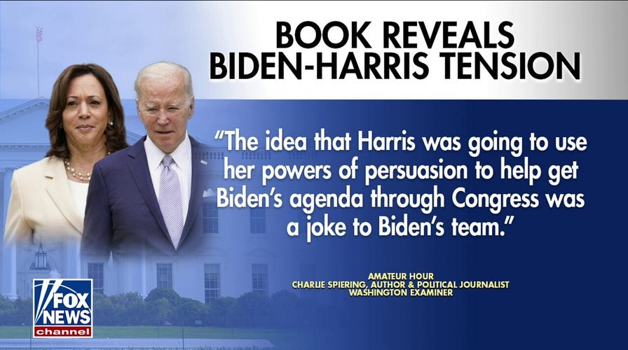 Book reveals details on Biden-Harris tension