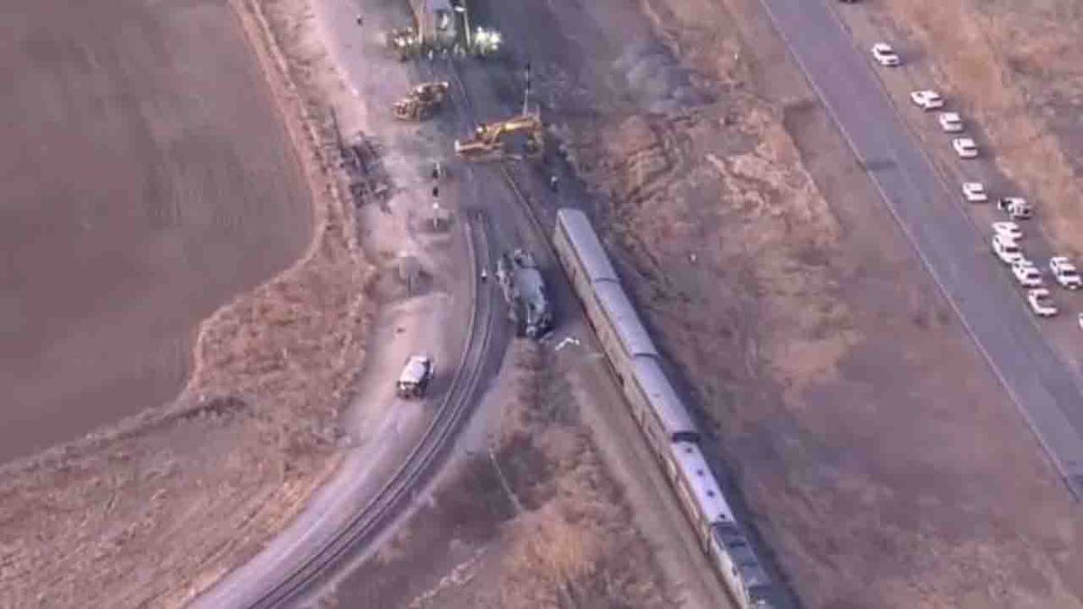 Amtrak train derailed