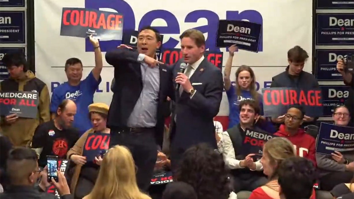 Andrew Yang and Dean Phillips