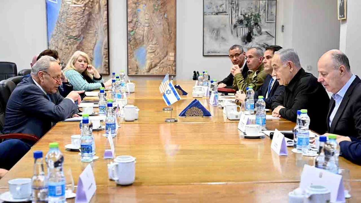 US delegation meeting with Netanyahu