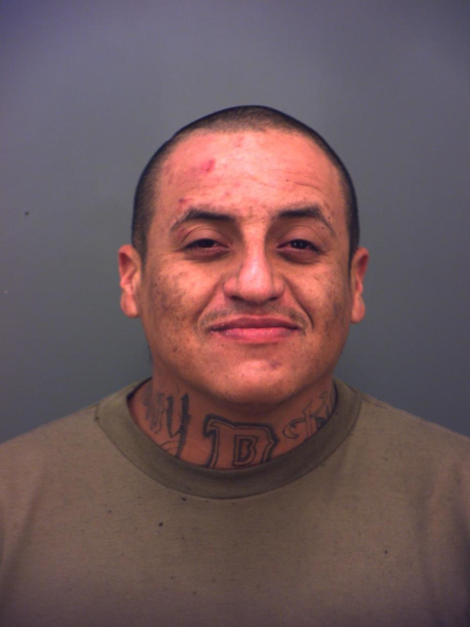 Armando Bejarano, jail booking photo after his arrest on Jan. 4, 2024, by El Paso police.