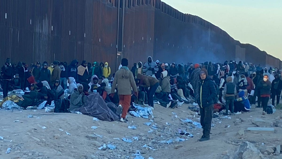 Migrants near Arizona