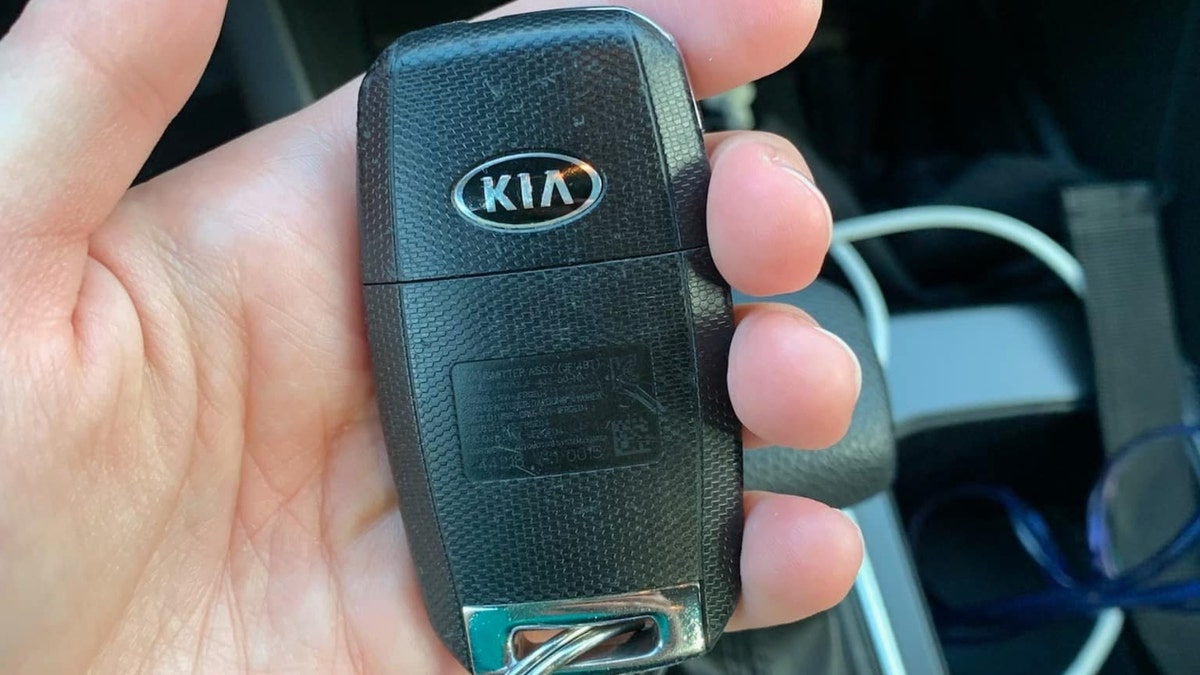 A Kia car key