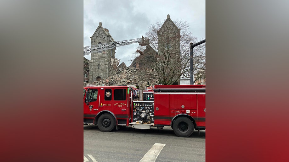 Church roof collapse in Connecticut