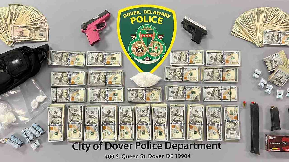 cash, drugs and guns seized