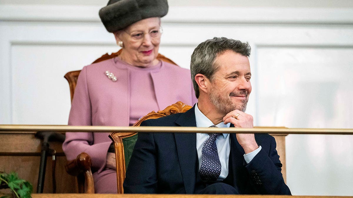 King Frederik X visits parliament