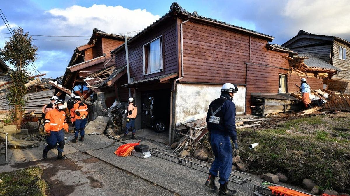 Wajima earthquake damage response