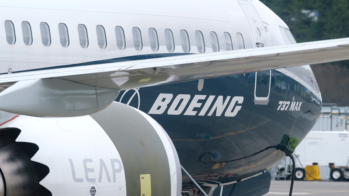 Boeing jet on tarmac