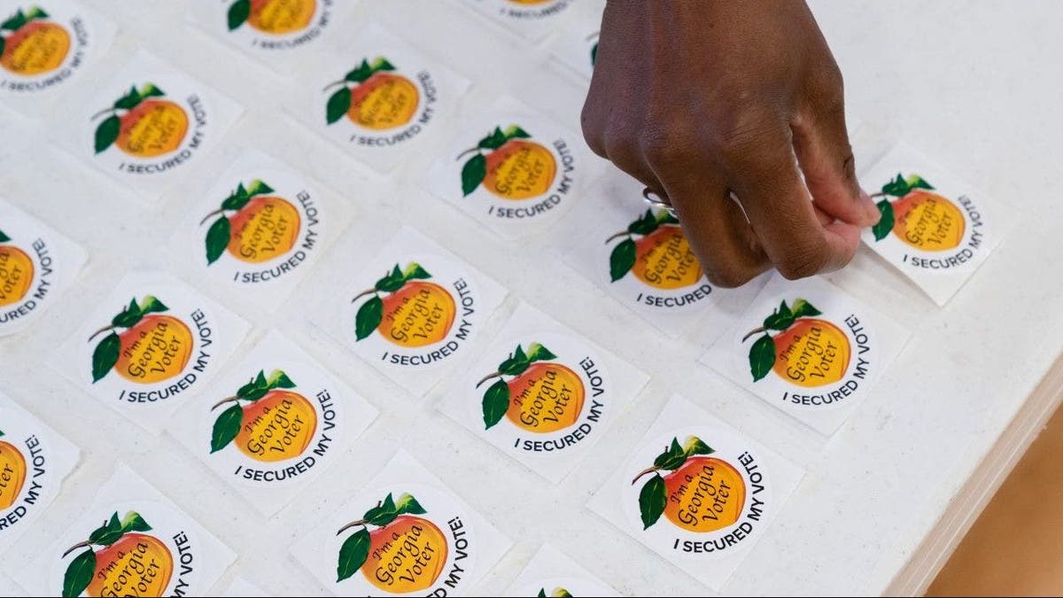Georgia voting sticker