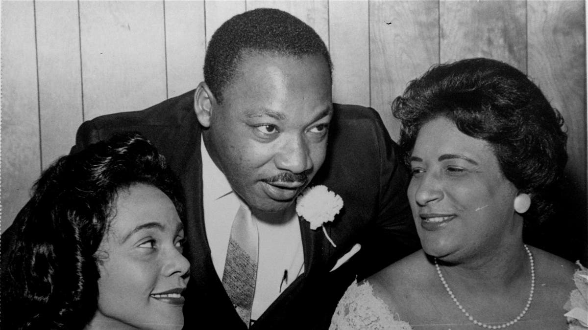 Martin Luther King, Jr. with his wife, Coretta, left, and civil rights champion Constance Baker Motley 