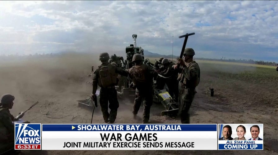 US, Australia, Japan, Germany show force during military exercise amid China fears