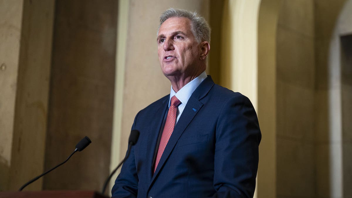 House Speaker Kevin McCarthy in the U.S. Capitol