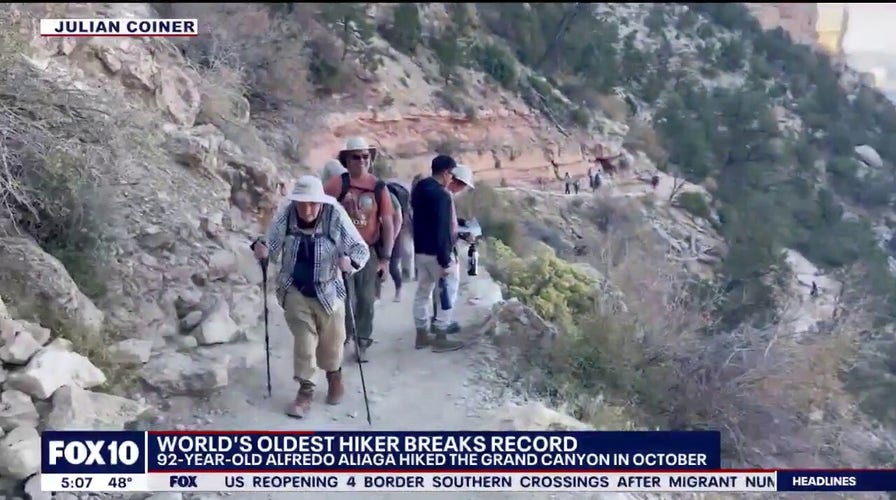 92-year-old becomes oldest person to cross Grand Canyon rim to rim