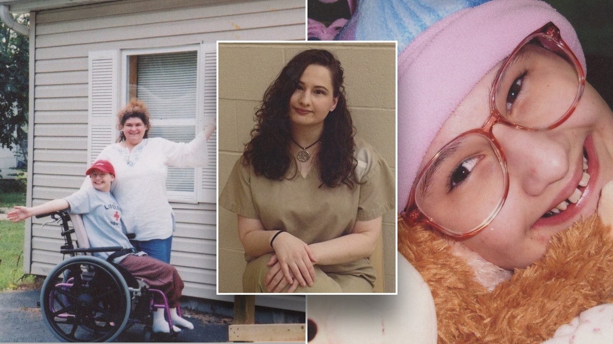 A collage of photos of Gypsy Rose Blanchard and her mother, Dee Dee Blanchard