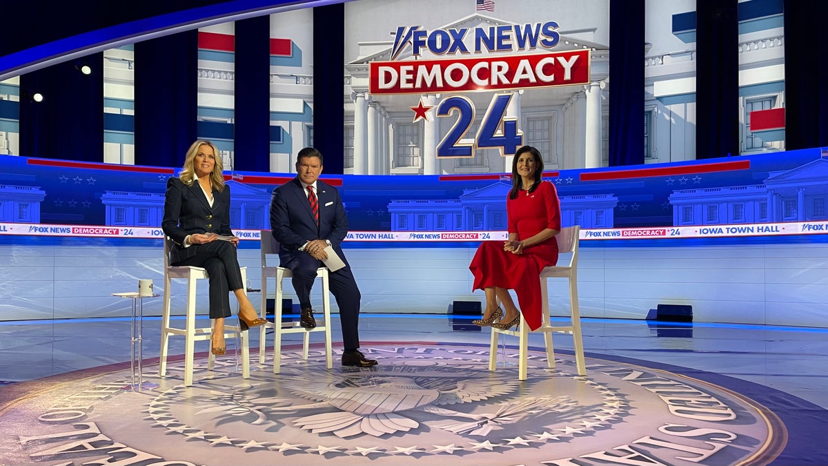 Nikki Haley takes aim at Trump, DeSantis, and Biden at a Fox News town hall in Iowa