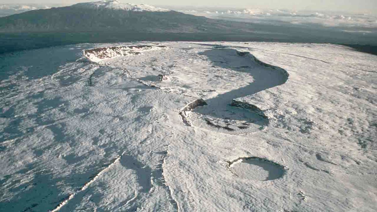 summit caldera of Mauna Loa Volcano