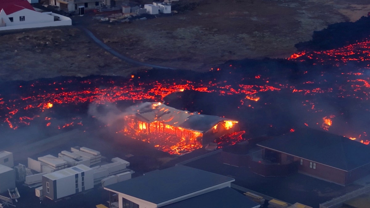 Grindavik, Iceland fires