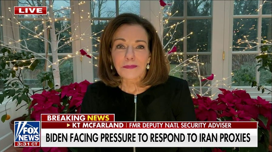 Biden should take out Iranian proxy group’s military capabilities now: KT McFarland 