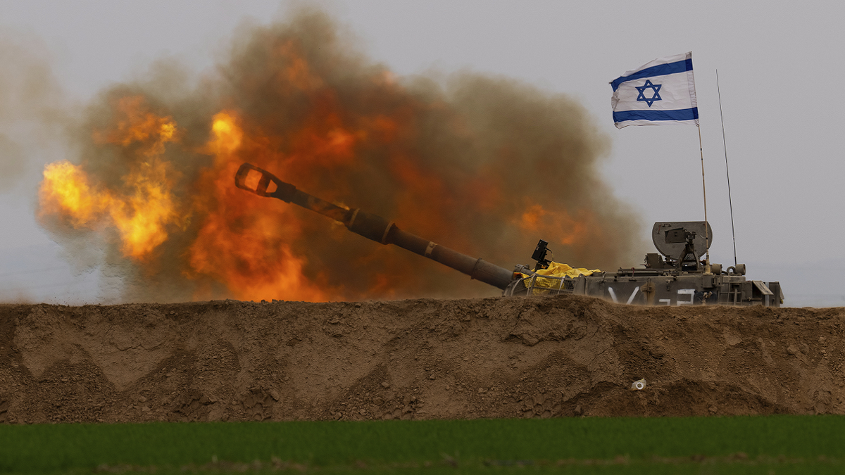 Israel tank firing