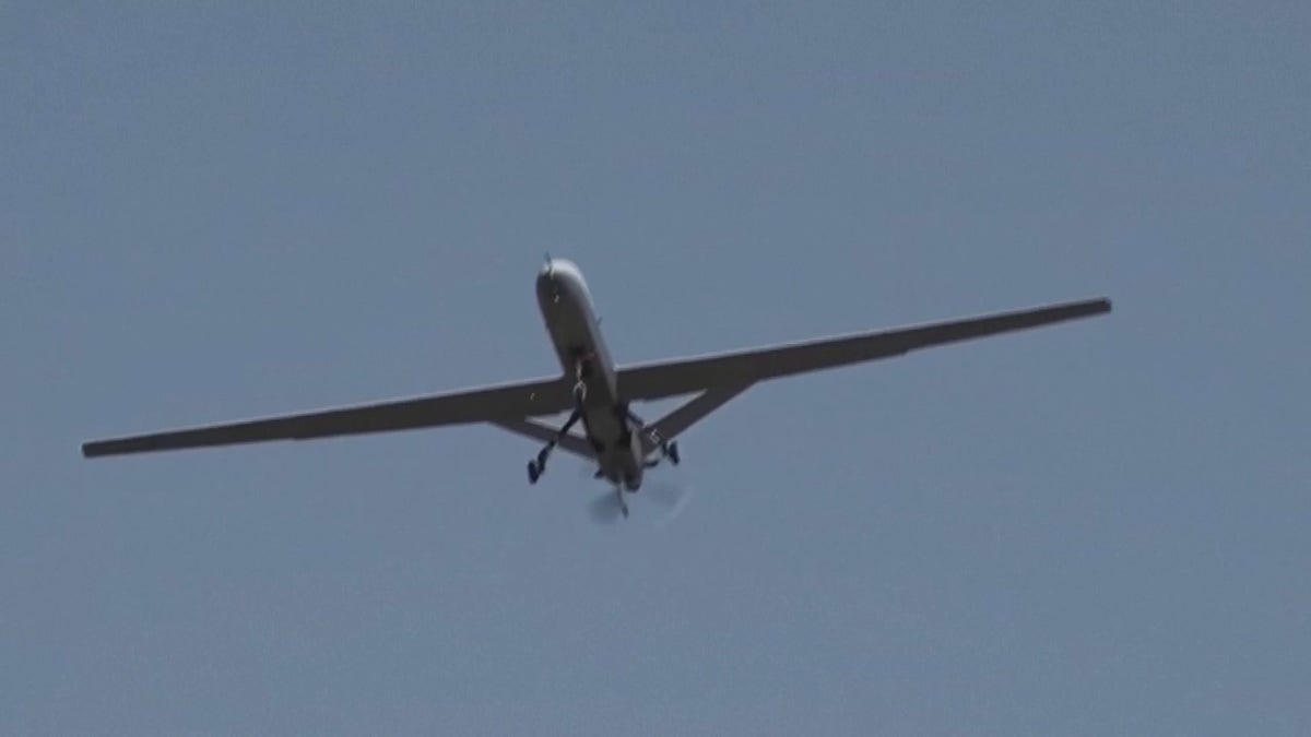 Iranian Shahed drone in flight