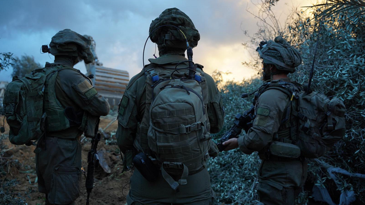 Israeli troops in Gaza