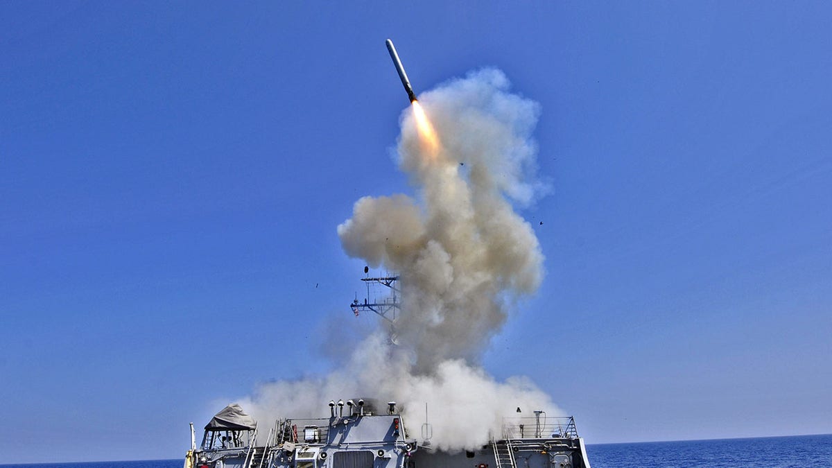 A Tomahawk cruise missile