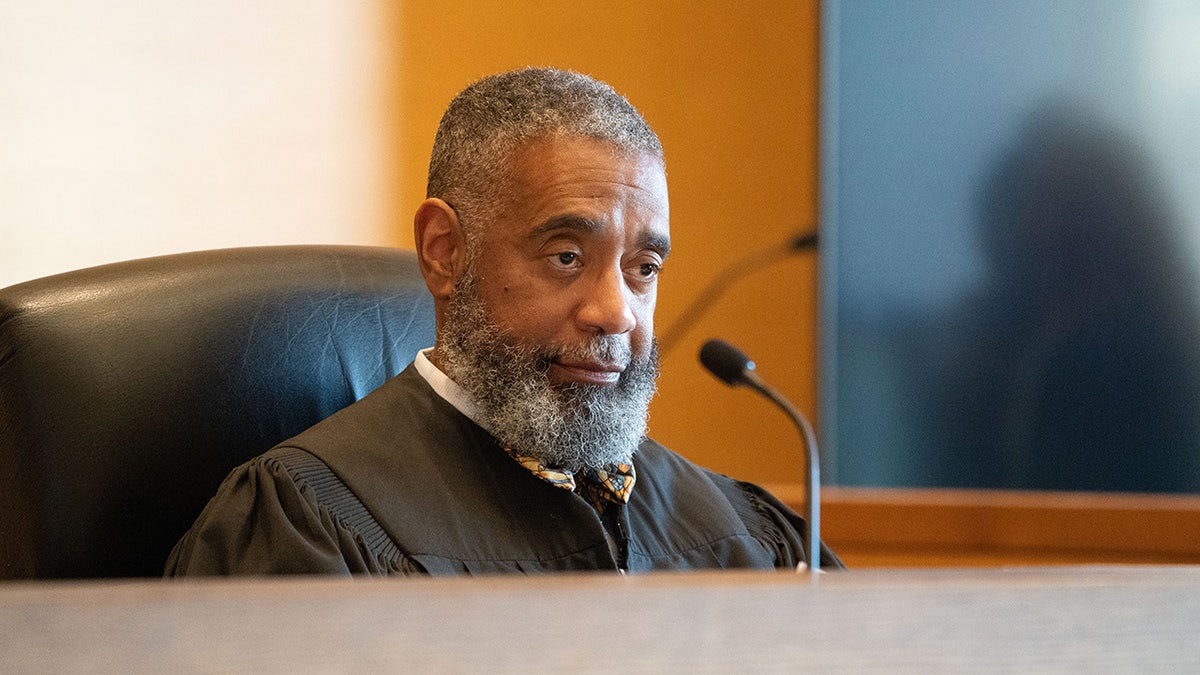 Justice Randolph presides over the court during the second day of Michelle Troconis’ trial