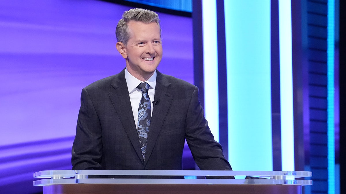 Ken Jennings on the Jeopardy stage