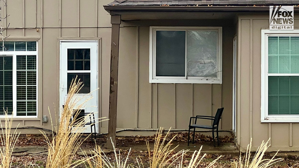 An exterior view of the porch of Jordan Willis’s home in Kansas City, Missouri