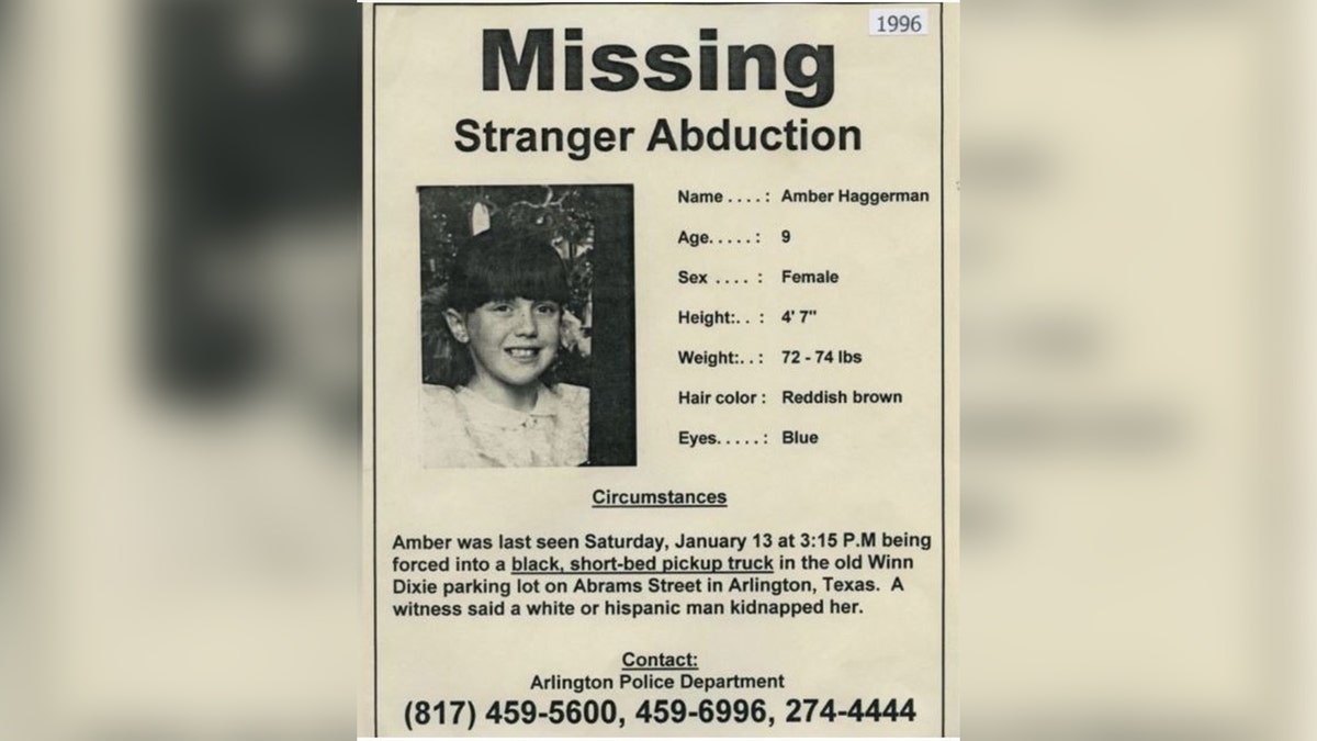 Amber Hagerman missing poster