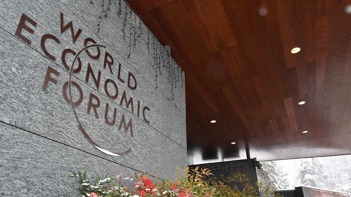 A logo of the World Economic Forum