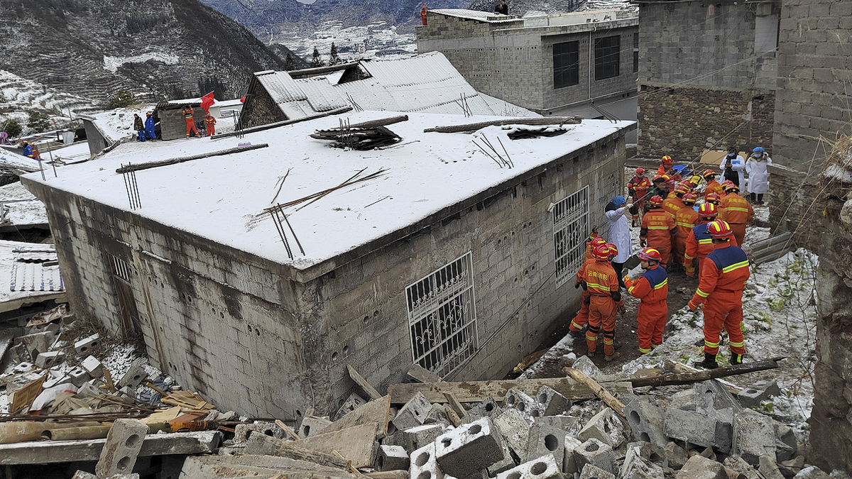 China landslide aftermath