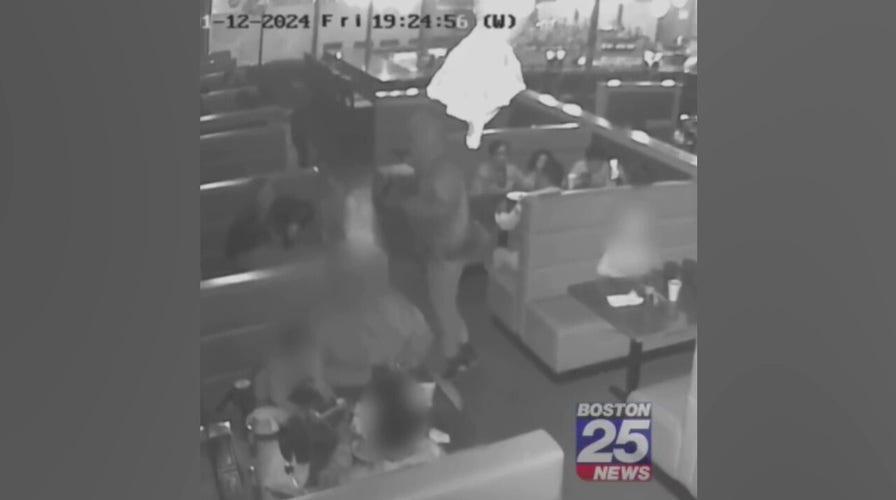 Massachusetts suspect shoots victim in Japanese hibachi restaurant: video