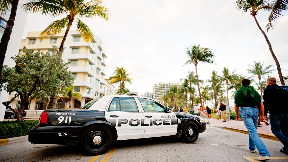 Miami Beach police cruiser