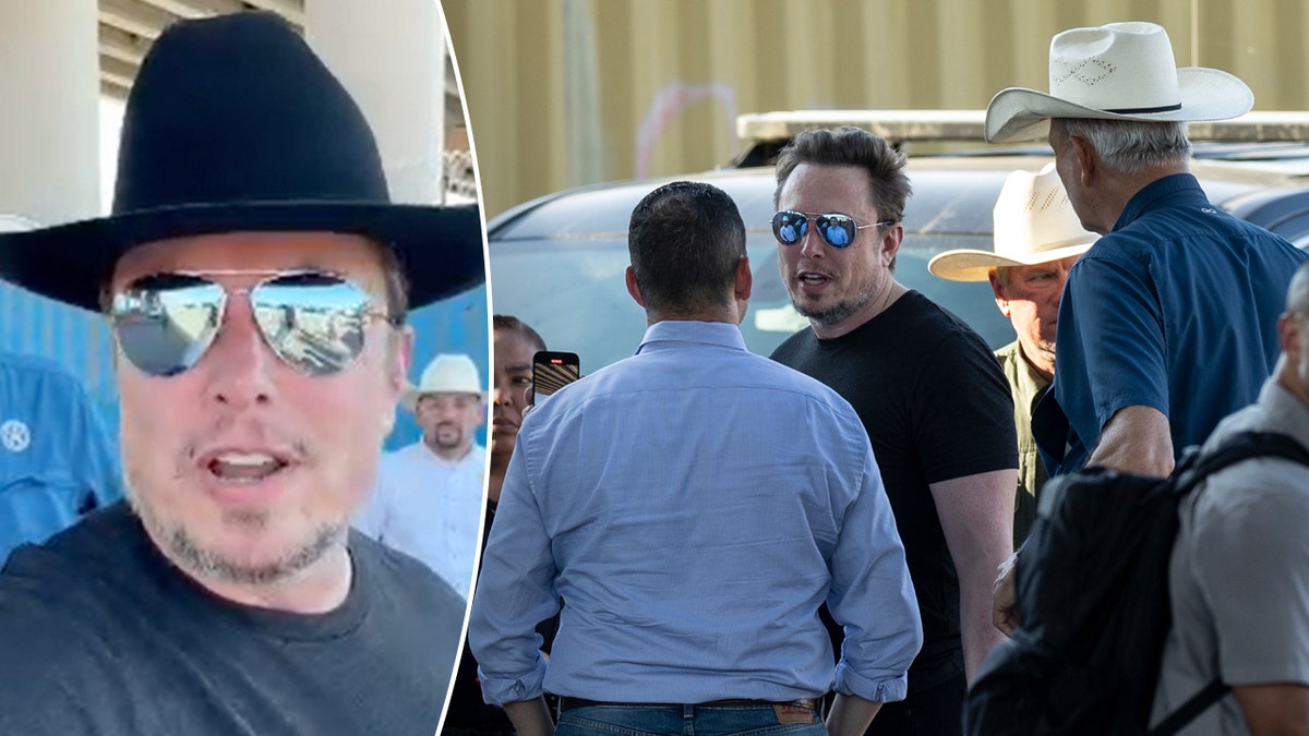 Elon Musk at Eagle Pass, Texas for first-hand view of migrant crisis.