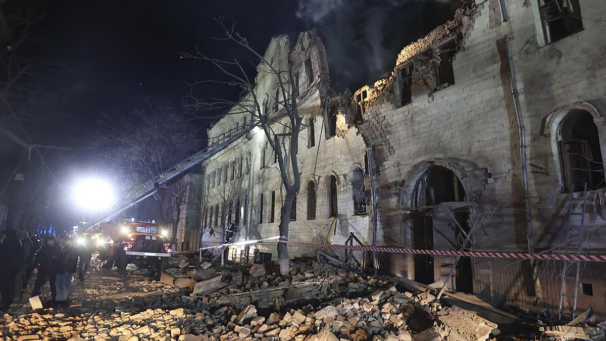 Kharkiv, Ukraine damage during war