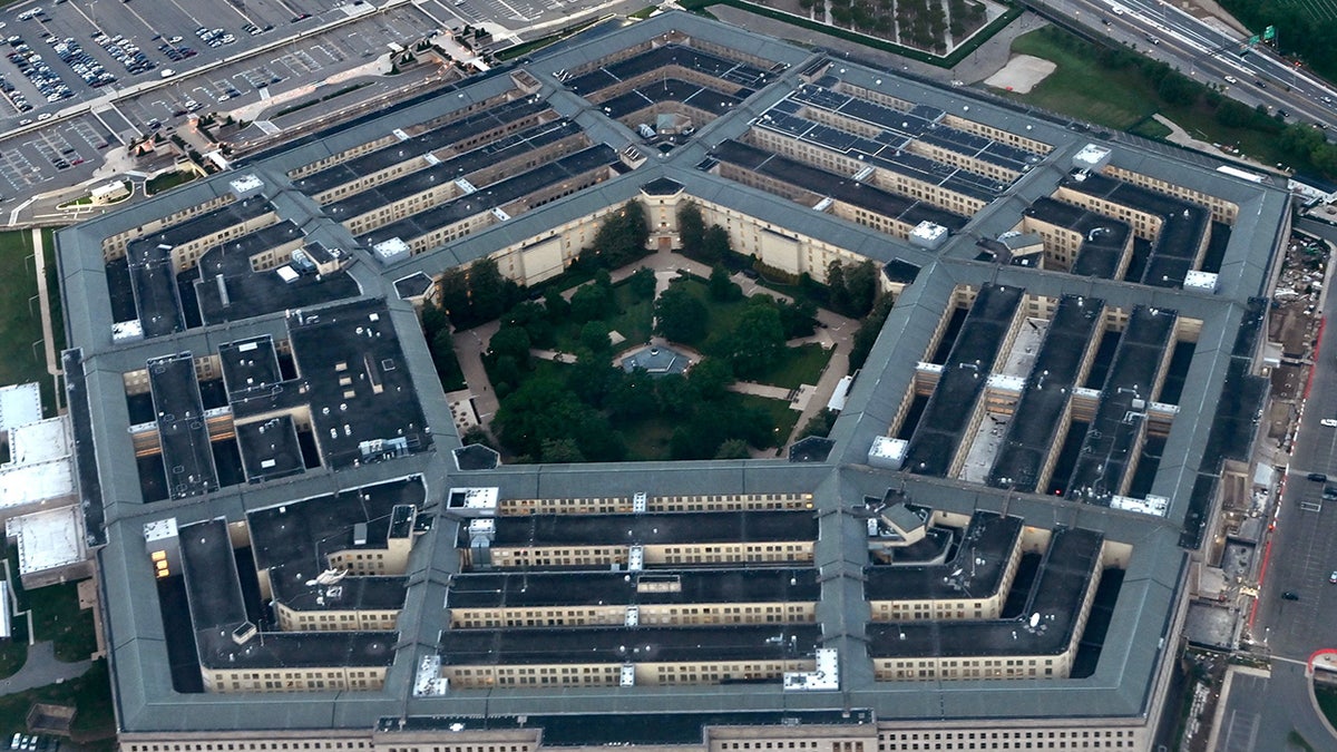 overhead view of Pentagon