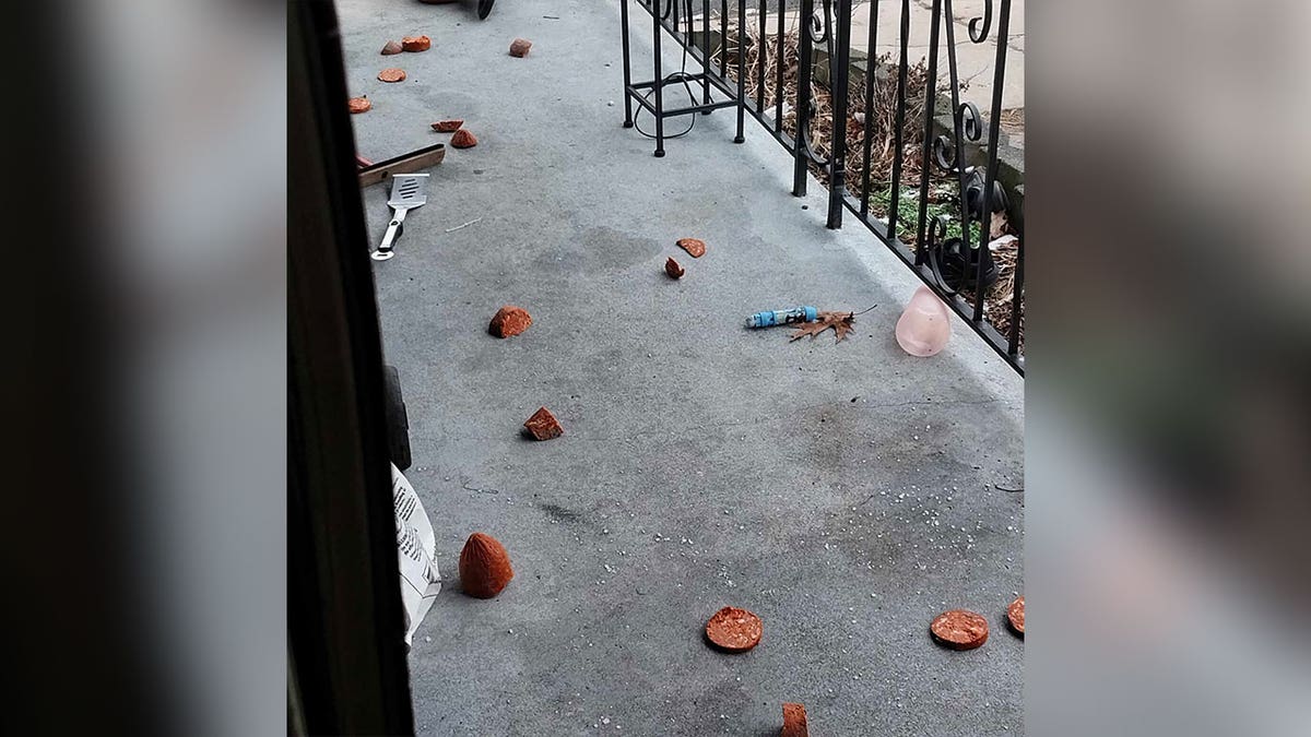 Pepperoni on patio