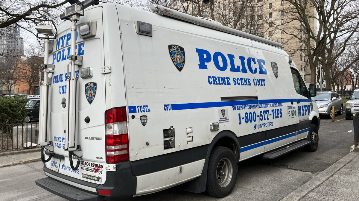 NYPD crime scene van