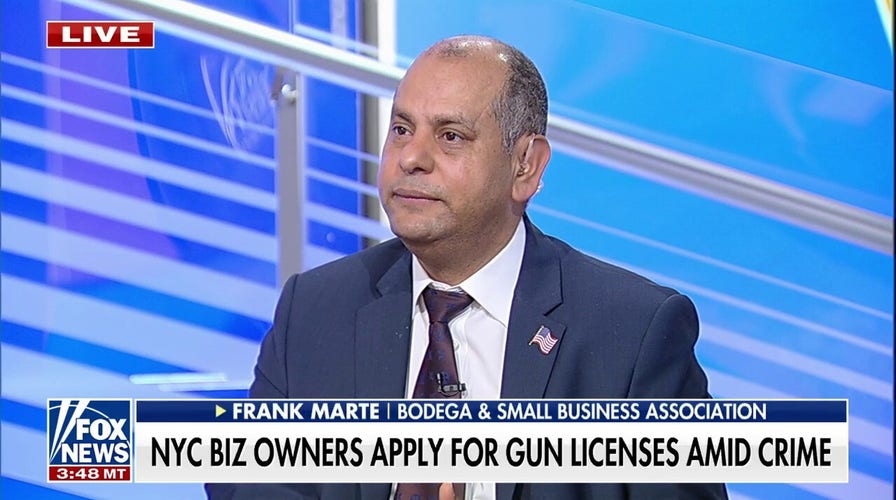 Crime resulting in New York City business owners applying for gun licenses