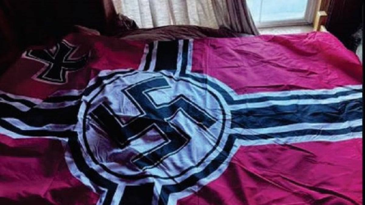 A Nazi flag