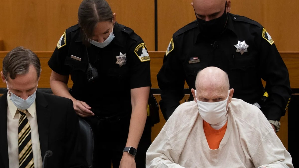Golden State Killer Joseph DeAngelo during his sentencing in August 2020