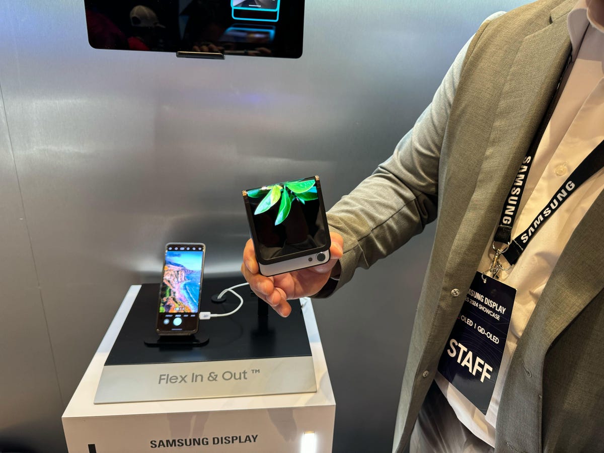 samsung flip concept phone at ces 2024