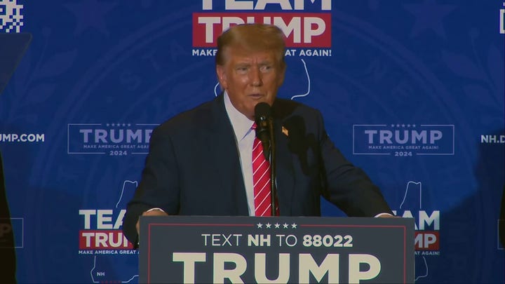 Donald Trump mixes up Nikki Haley with Nancy Pelosi at New Hampshire rally