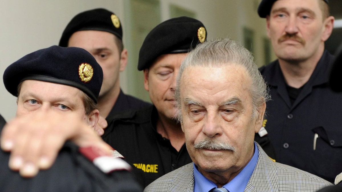 Defendant Josef Fritzl arrives for the last day of his trial at the court of law in Sankt Poelten in Austria's province of Lower Austria March 19, 2009. Fritzl, a 73-year-old Austrian who locked his daughter in a cellar for 24 years and fathered seven children with her, is expected to be jailed for the rest of his life today. Fritzl reversed his plea and admitted guilt on all charges in court on Wednesday after watching the daughter he locked up and raped describe her ordeal in an 11-hour video testimony.